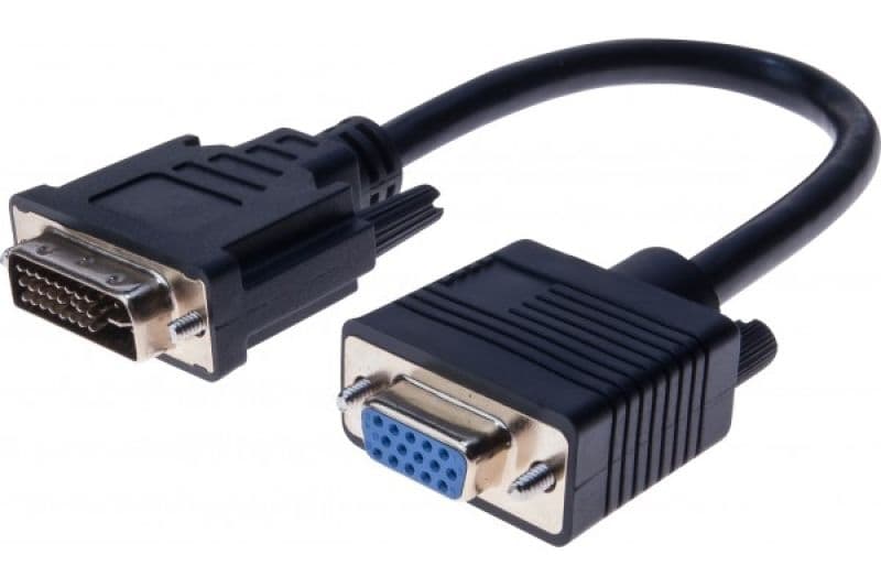 EXC DVI-I male to VGA female adapter 0.15m