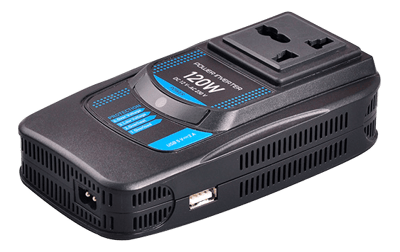 CAR120 Power Inverter, modified Sine Wave, 240W Surge power, 24V, USB