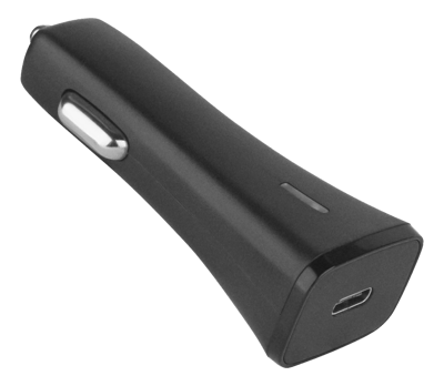 C-Type Car Charger "Centa" Power Device 5VDC/ 3A, 12VDC 1,5A Typ-C