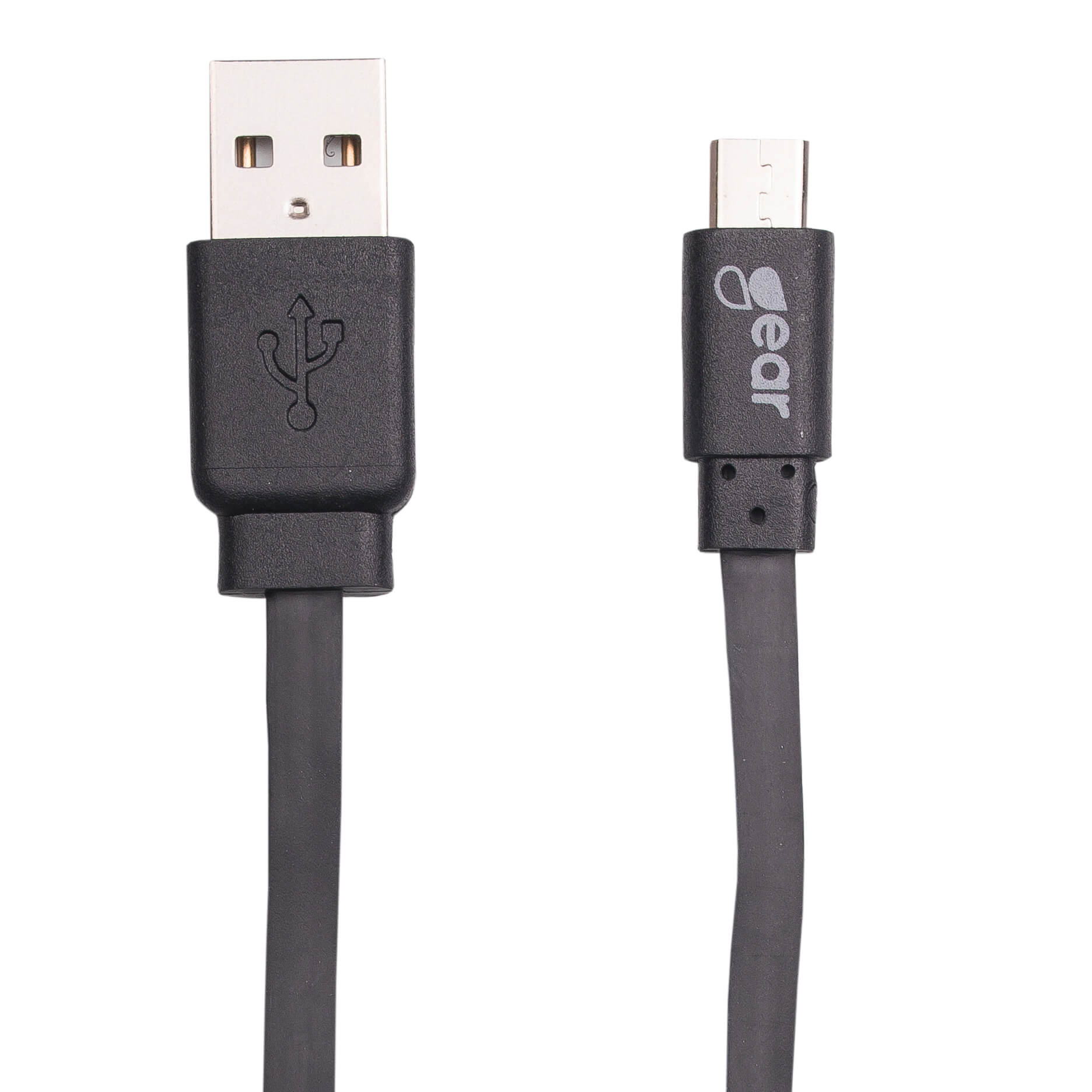 GEAR Synkkabel MicroUSB 3.0m Sort