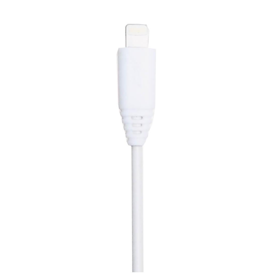 GEAR Ladekabel Lightning 0,3m MFI Rundt Kabel Hvid
