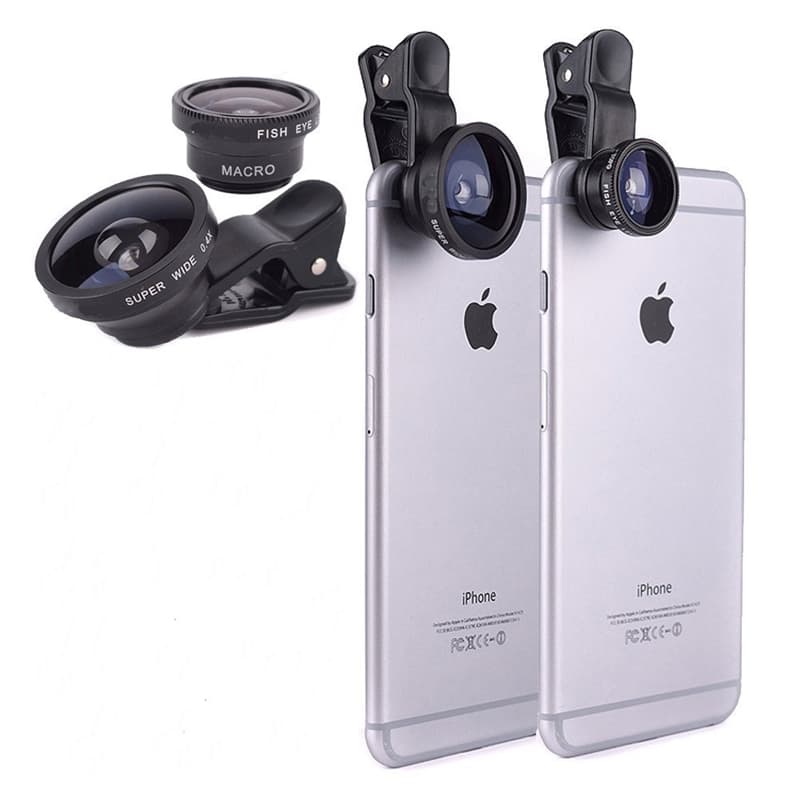 Widescreen, Fisheye og Macrolins til Smartphones