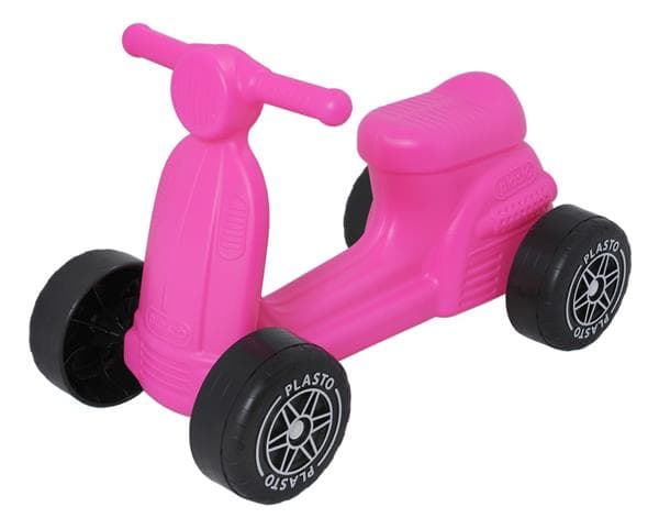 Scooter med tysta hjul, sitthöjd 22 cm