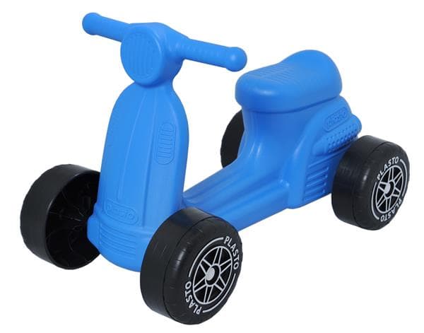 Scooter med tysta hjul, sitthöjd 22 cm
