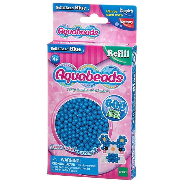 Aquabeads, Blå matta pärlor