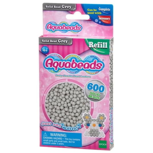 Aquabeads, Grå matta pärlor
