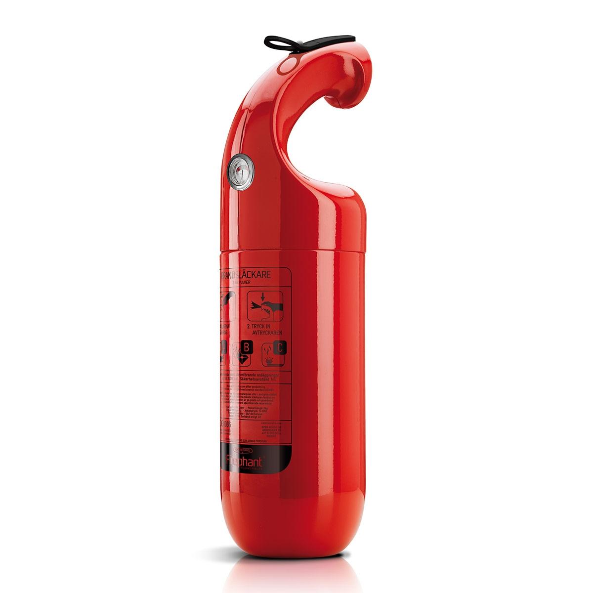 Housegard Firephant Brandsläckare 2kg Röd
