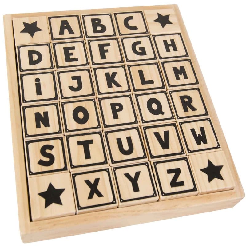 Jabadabado, Träklossar, ABC, 30st