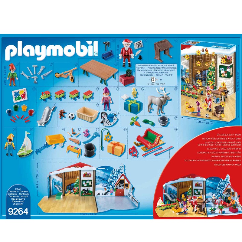 Playmobil, 9264, Adventskalender Tomteverkstad | CDON