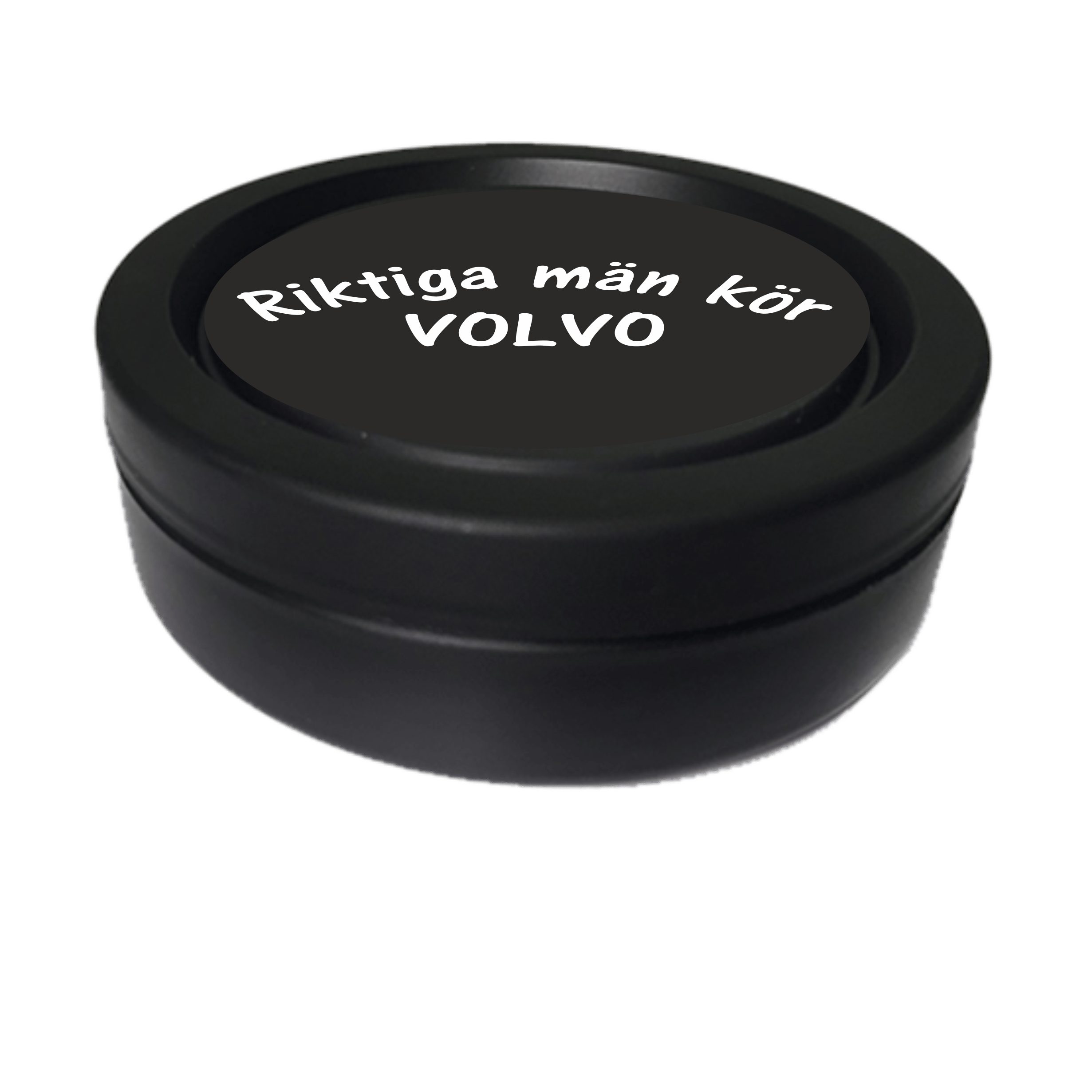 Snusdosa Svart Riktiga män kör VOLVO