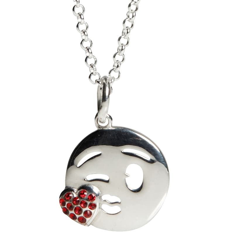 Kalas, Emoji Slängpuss, Silverhalsband