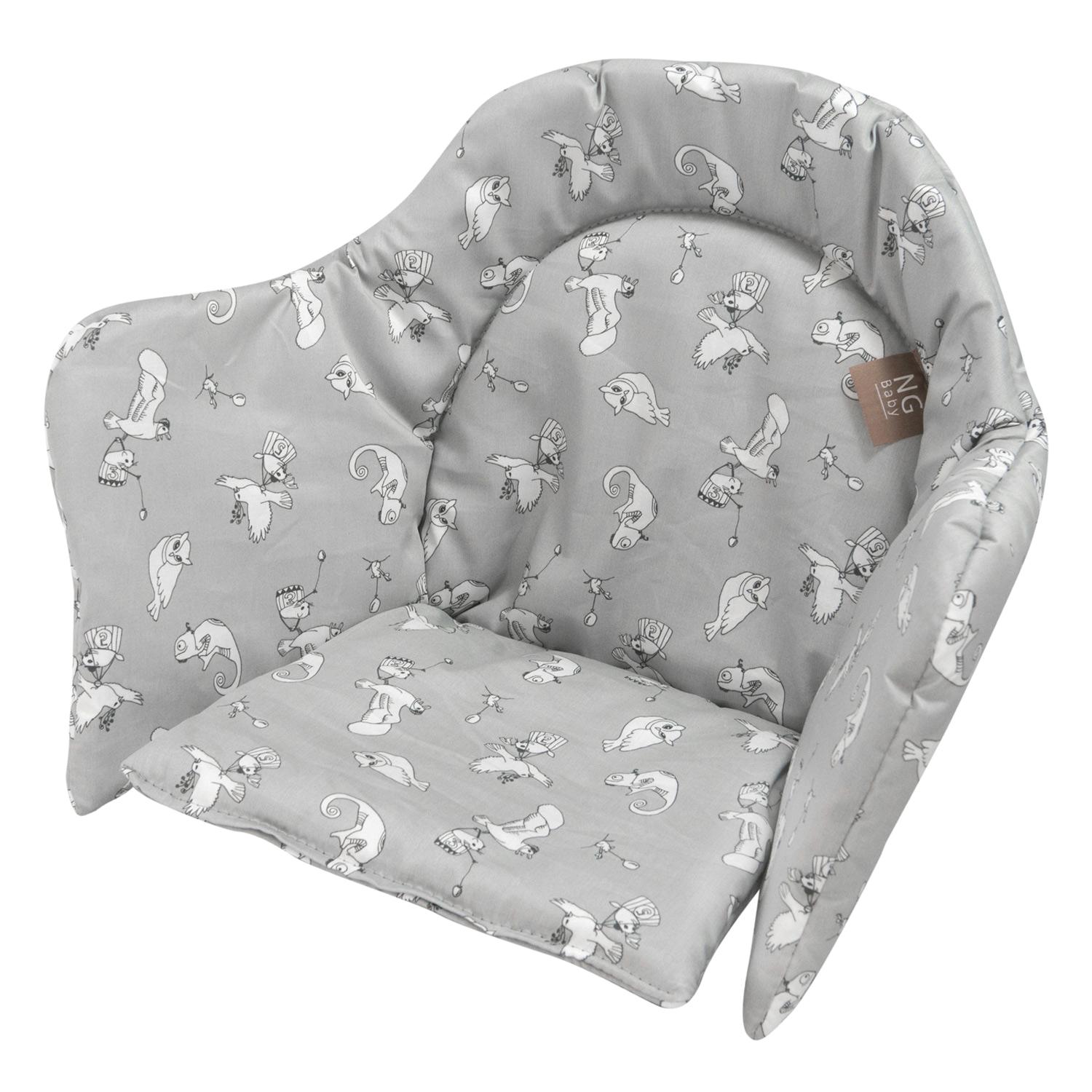 NG Baby, Ekologisk matstolsdyna, Fairytale Grey