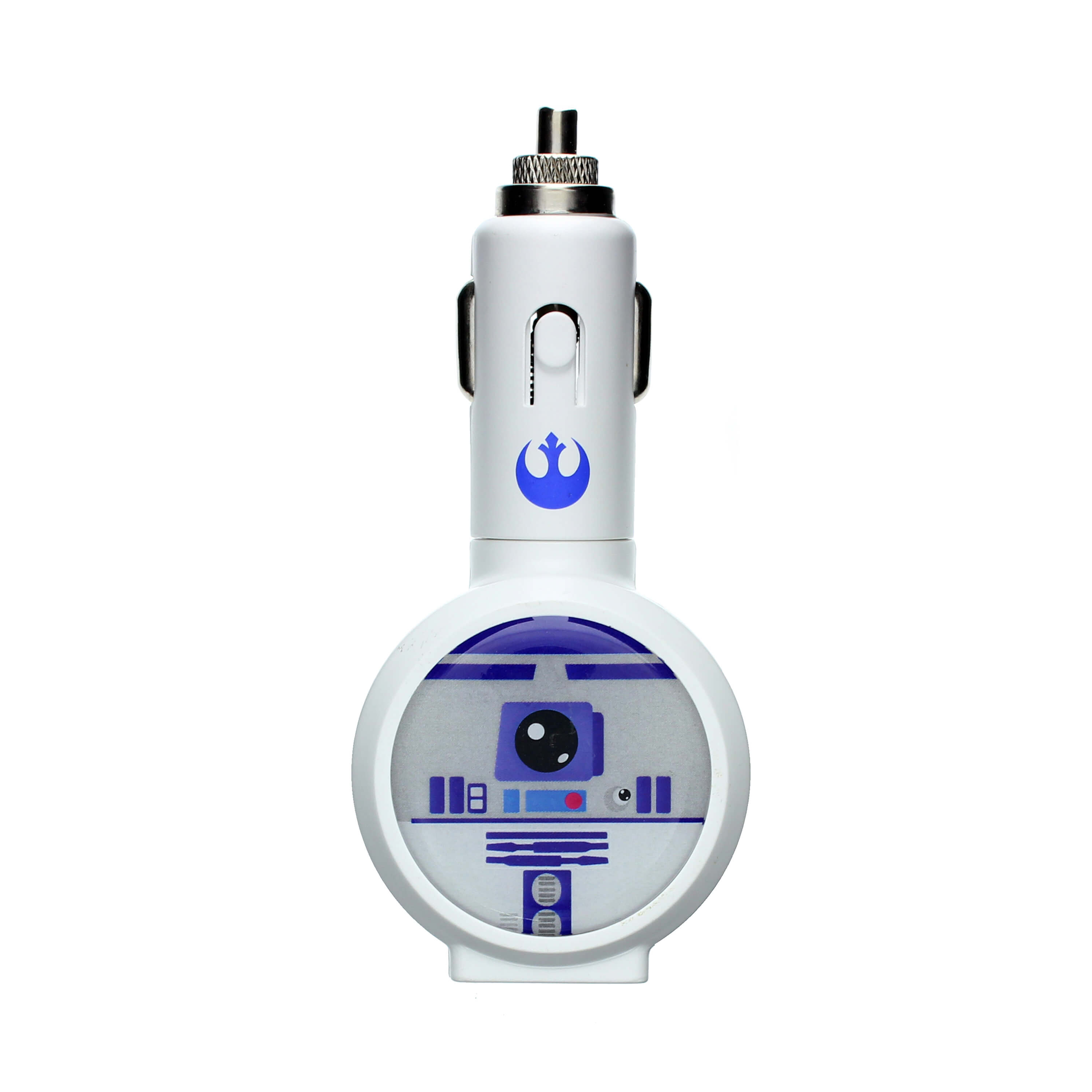 STAR WARS Lader 12/24V 2xUSB 2,1A LED R2D2