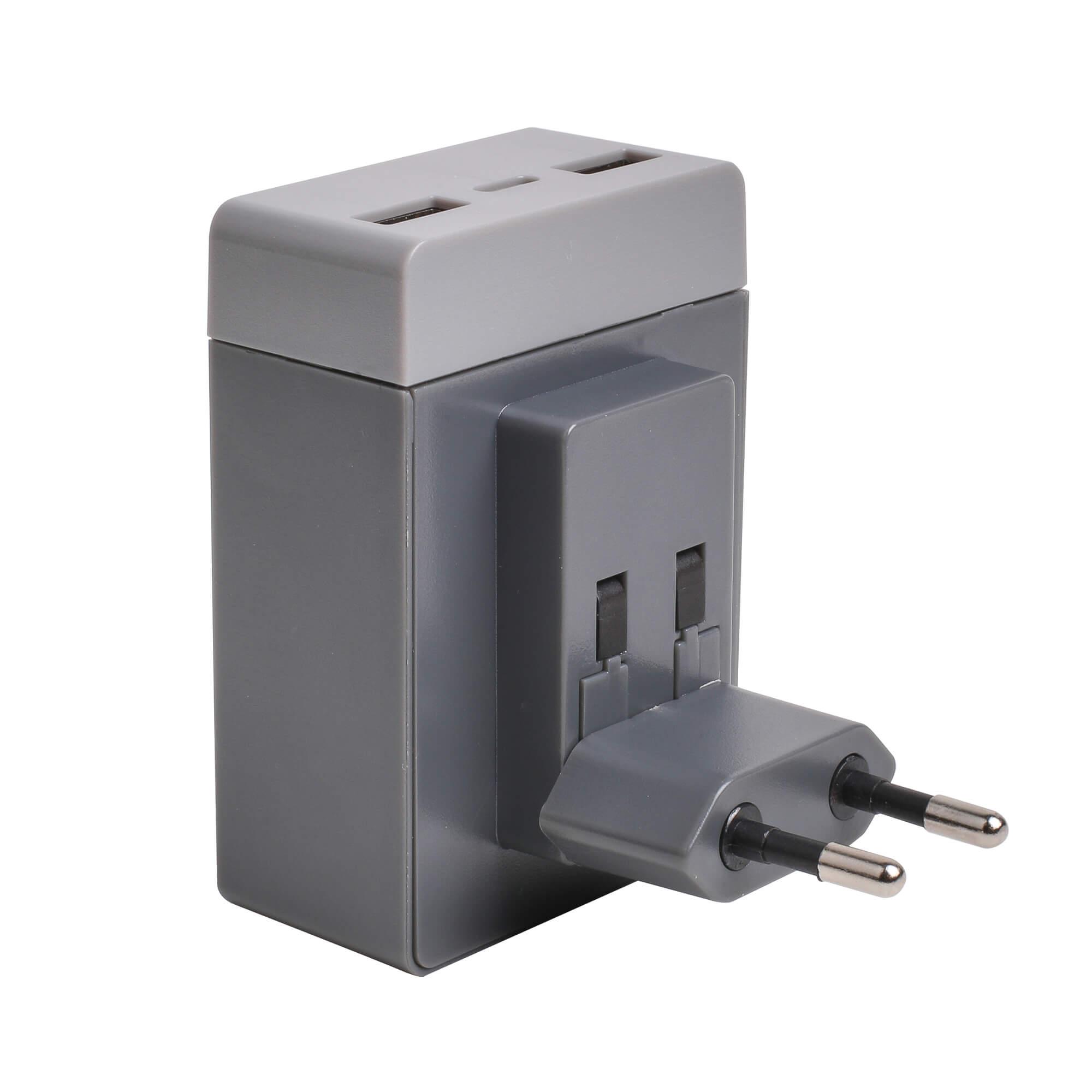 GEAR Lader 220V 1xUSB-C PD 2xUSB A 2.4A PD 30W 3.0 Mobil/PC/Mac Totalt 45W