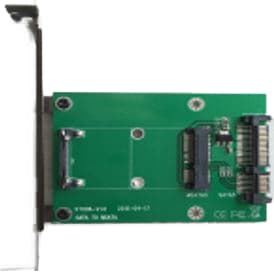 mSATA to SATA adapter card, 22pin SATA, green
