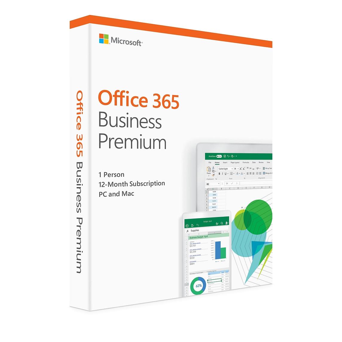 Microsoft Office 365 Business Premium 1 year Mac/Win, SV