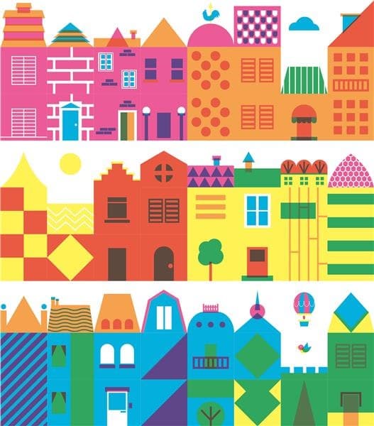 Clementoni Shape Cubes: Skylines