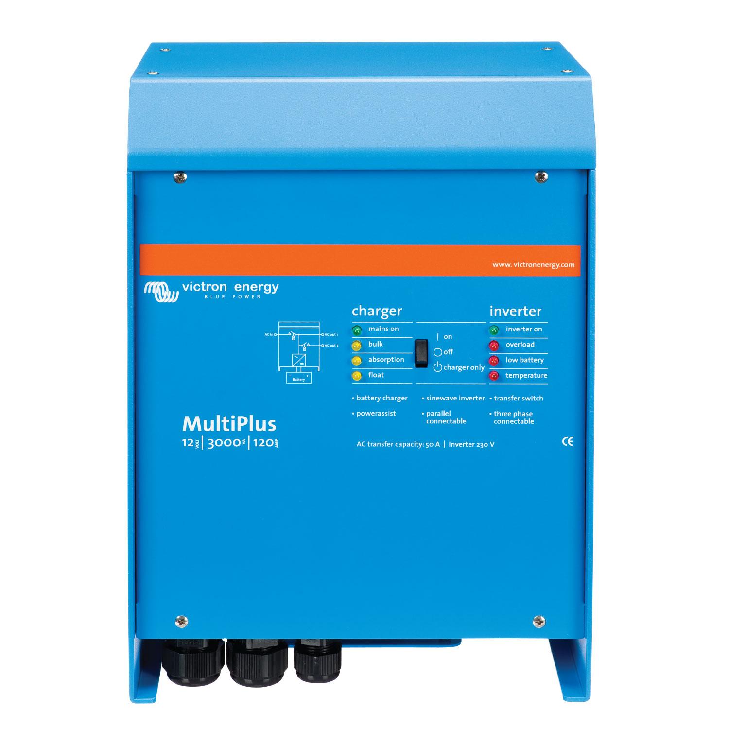 Victron multiplus inverter og lader i et 3000VA - 2400W
