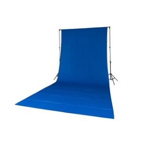Quadralite Solid Muslin Backdrop Sininen