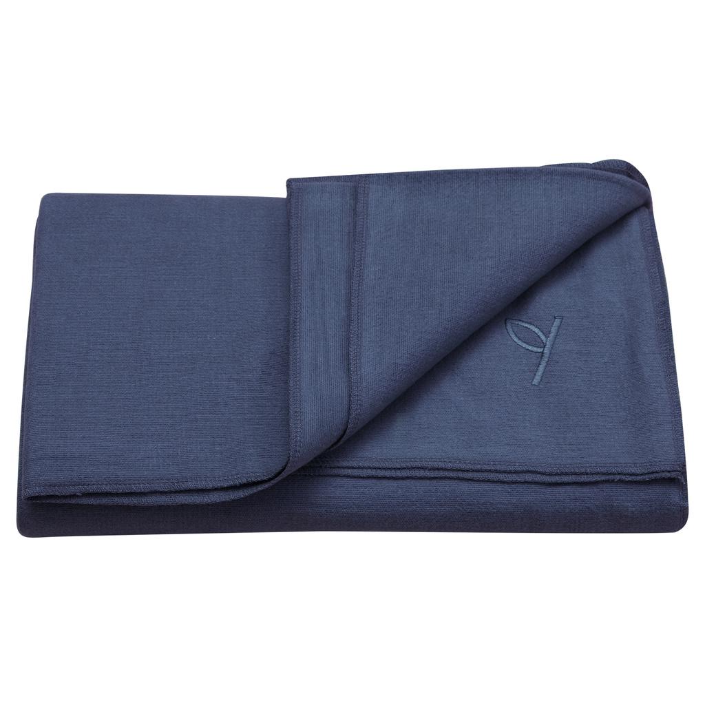 YOGIRAJ Premium Yoga Blanket Blueberry blue