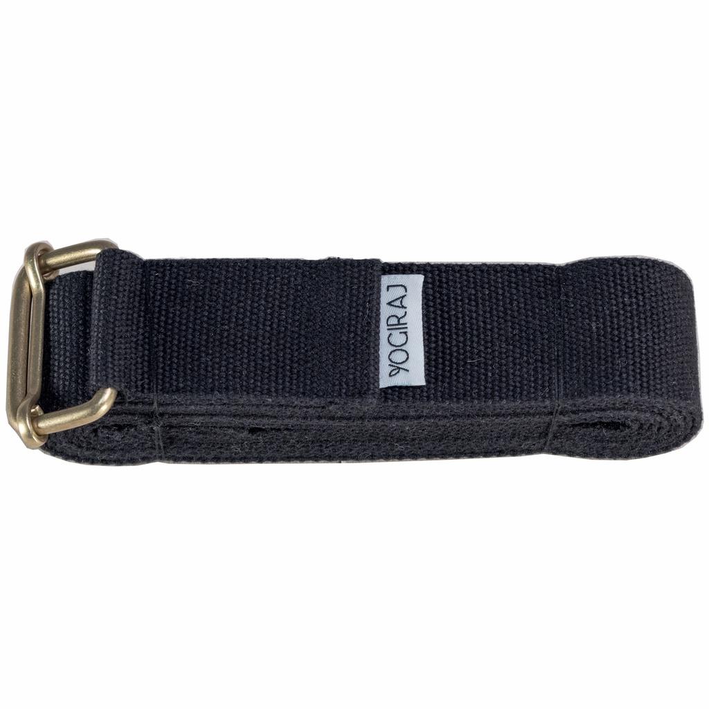 YOGIRAJ Yoga belt standard 244 cm Midnight Black