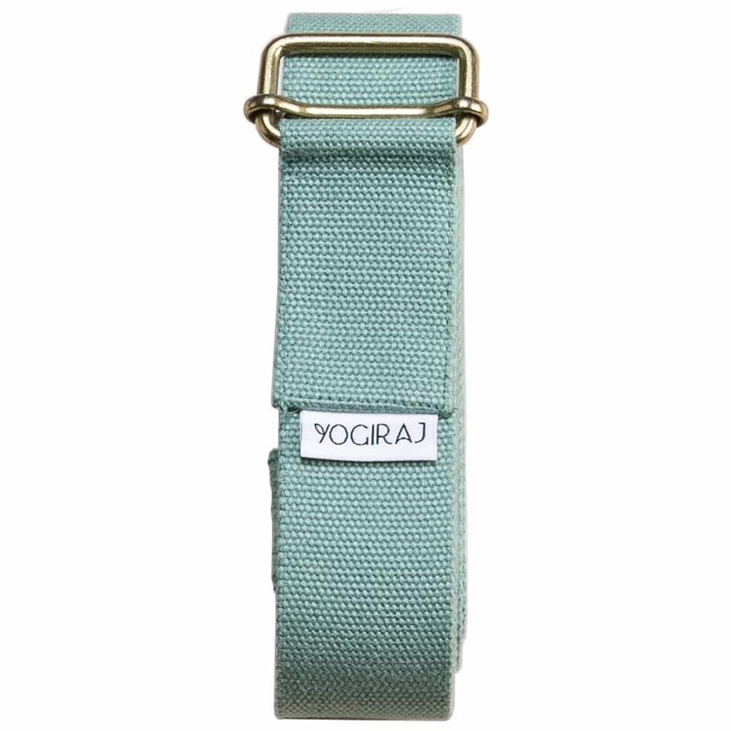 YOGIRAJ Yoga belt standard 244 cm Moss green