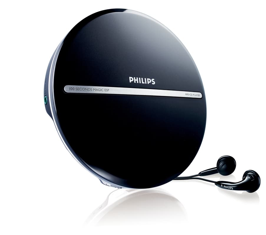 Philips Bärbar CD MP3 Anti-skakminne