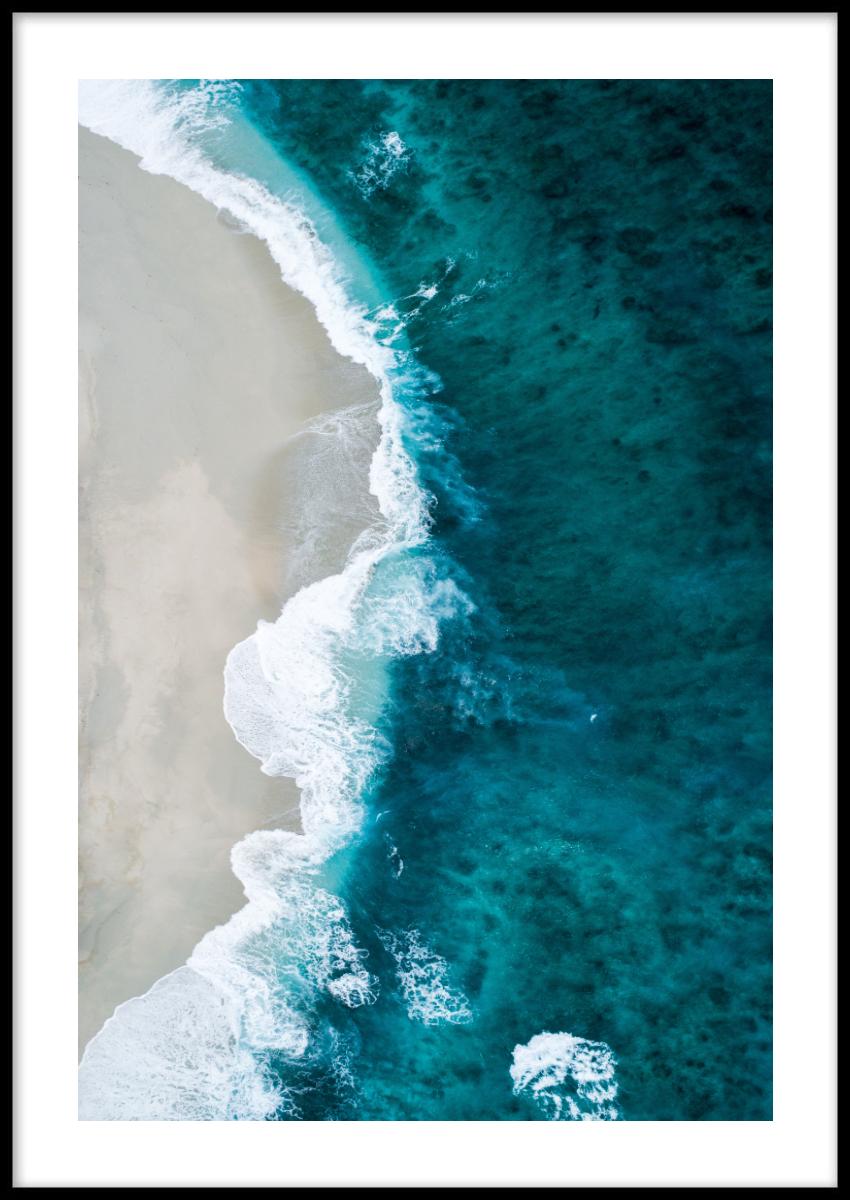 BEACH POSTER 21x30cm