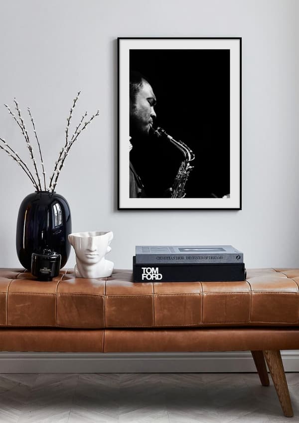 SAXOPHONE PLAYER POSTER