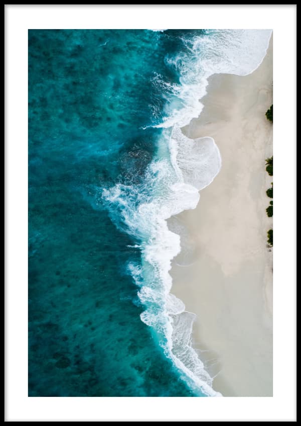 BEACH POSTER 21x30cm