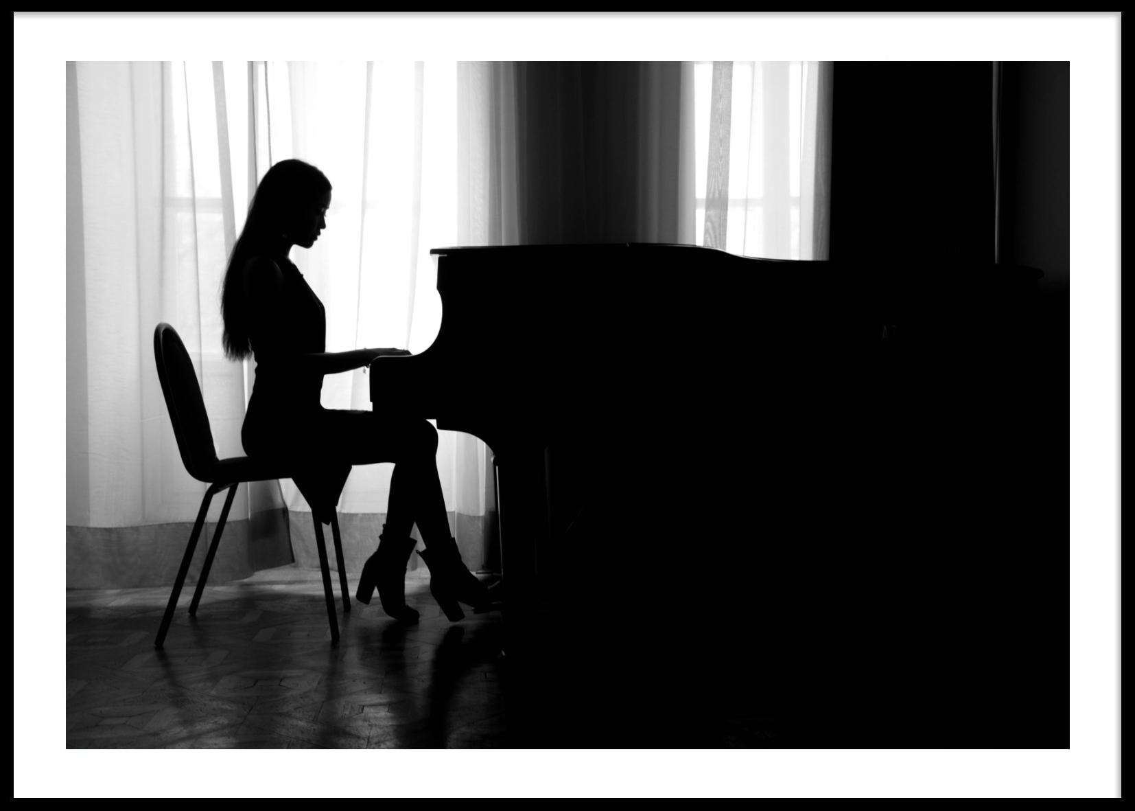 PIANO LADY POSTER 50x70cm