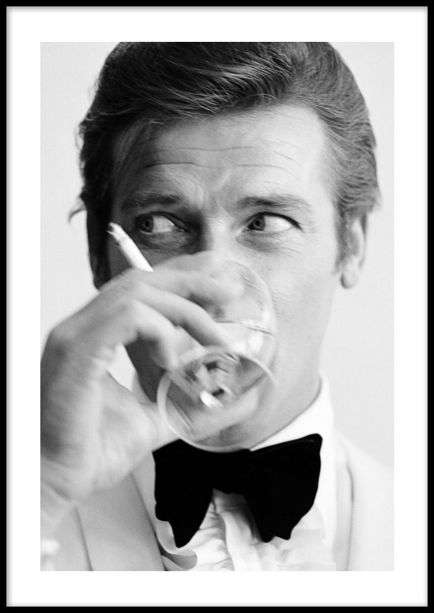 ROGER MOORE POSTER