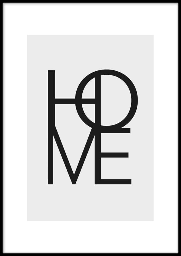 HOME POSTER 30x40cm