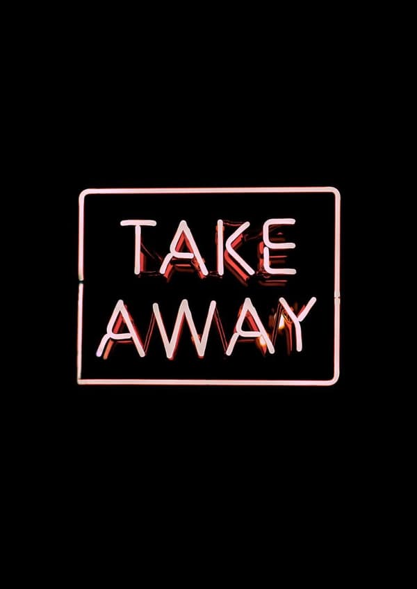 TAKE AWAY POSTER 21x30cm