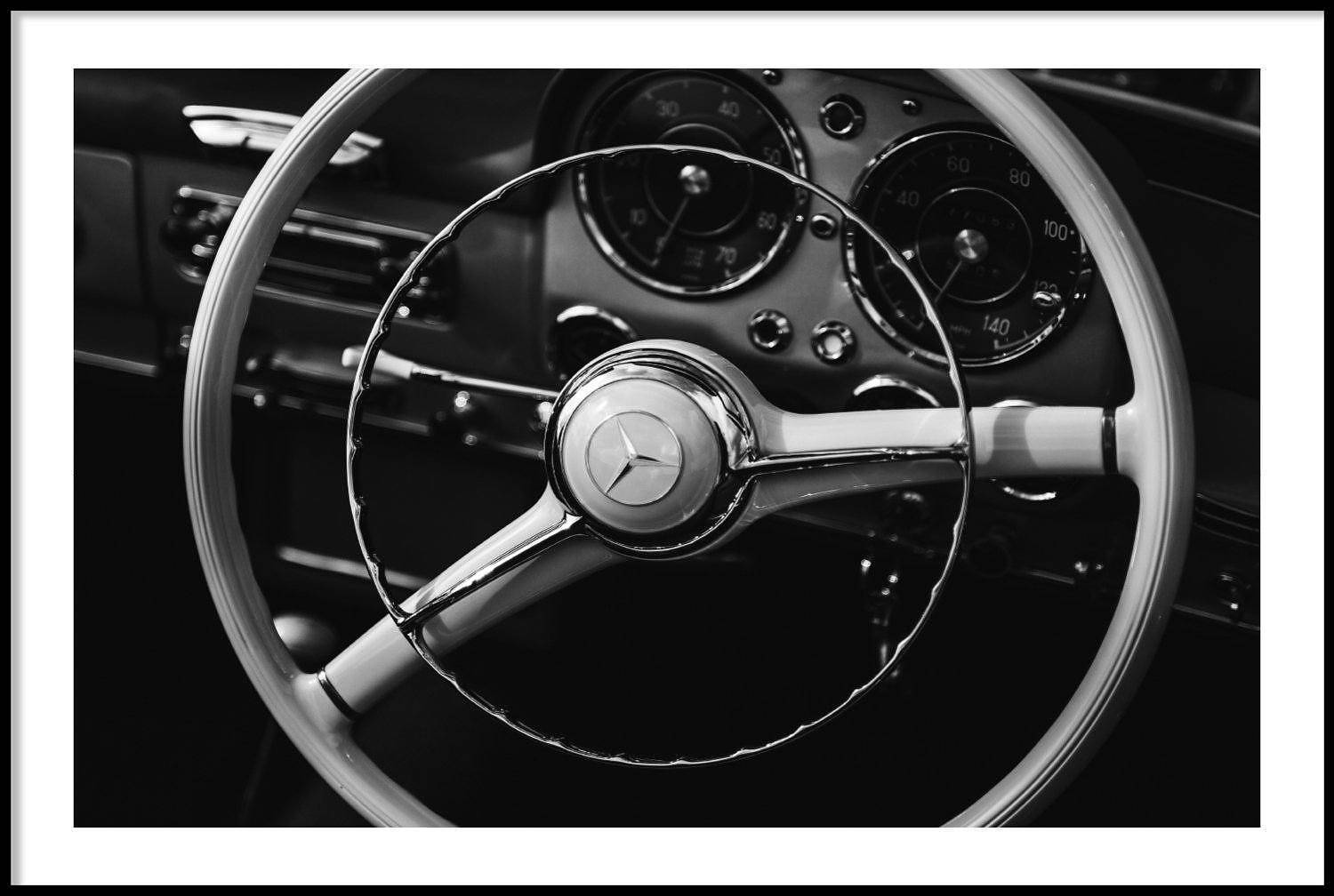 STEERING WHEEL POSTER 21x30cm