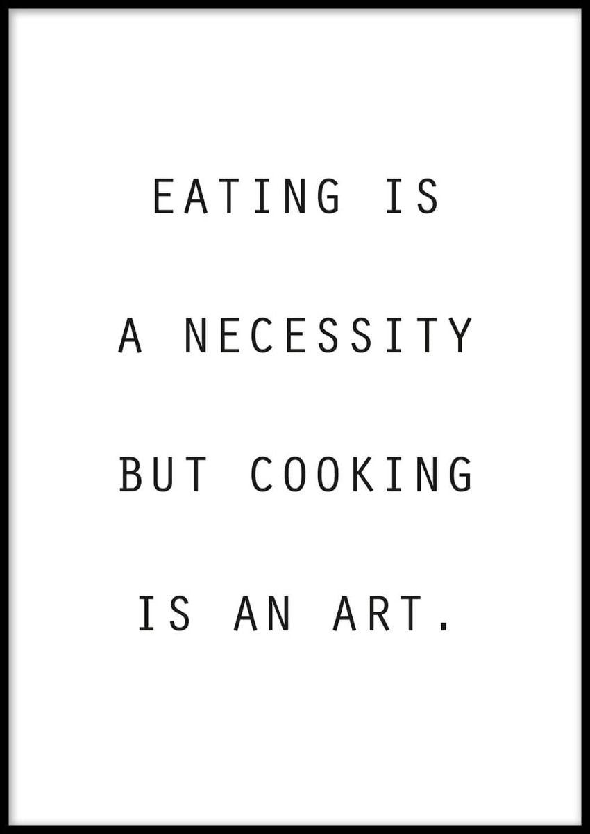 COOKING ART POSTER 21x30cm