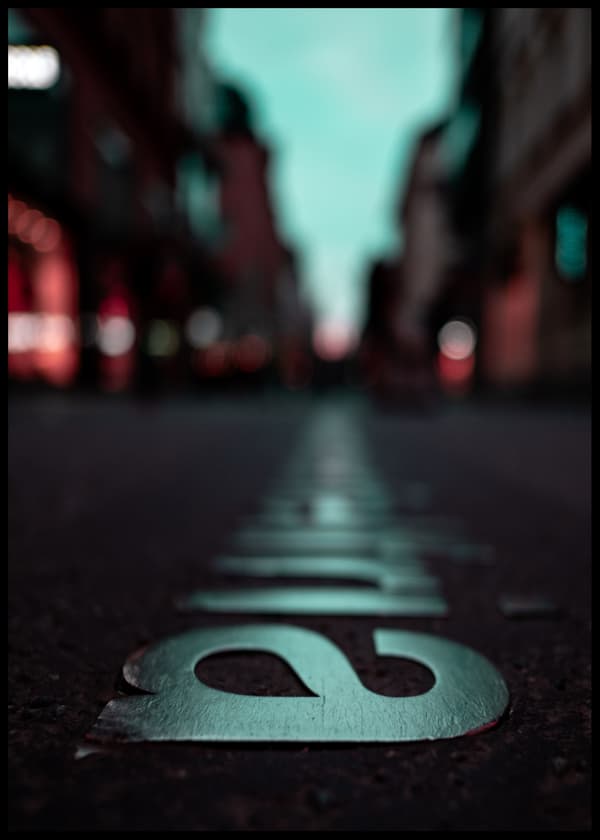 STOCKHOLM DROTTNINGGATAN POSTER