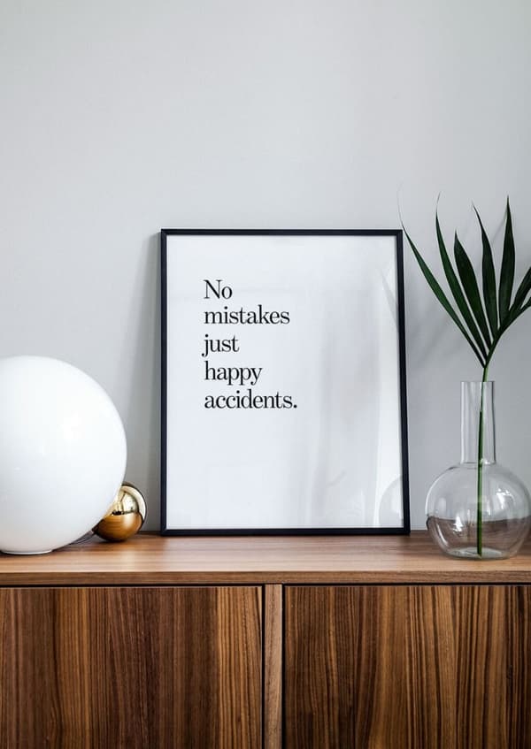 NO MISTAKES POSTER