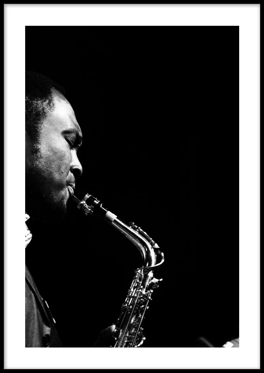 SAXOPHONE PLAYER POSTER 50x70cm