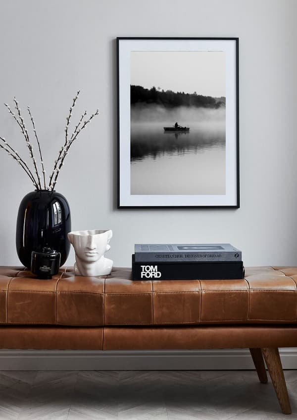 FISHING IN THE FOG POSTER