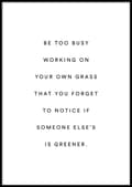 Miniatyrbild 1 av 2: YOUR OWN GRASS POSTER