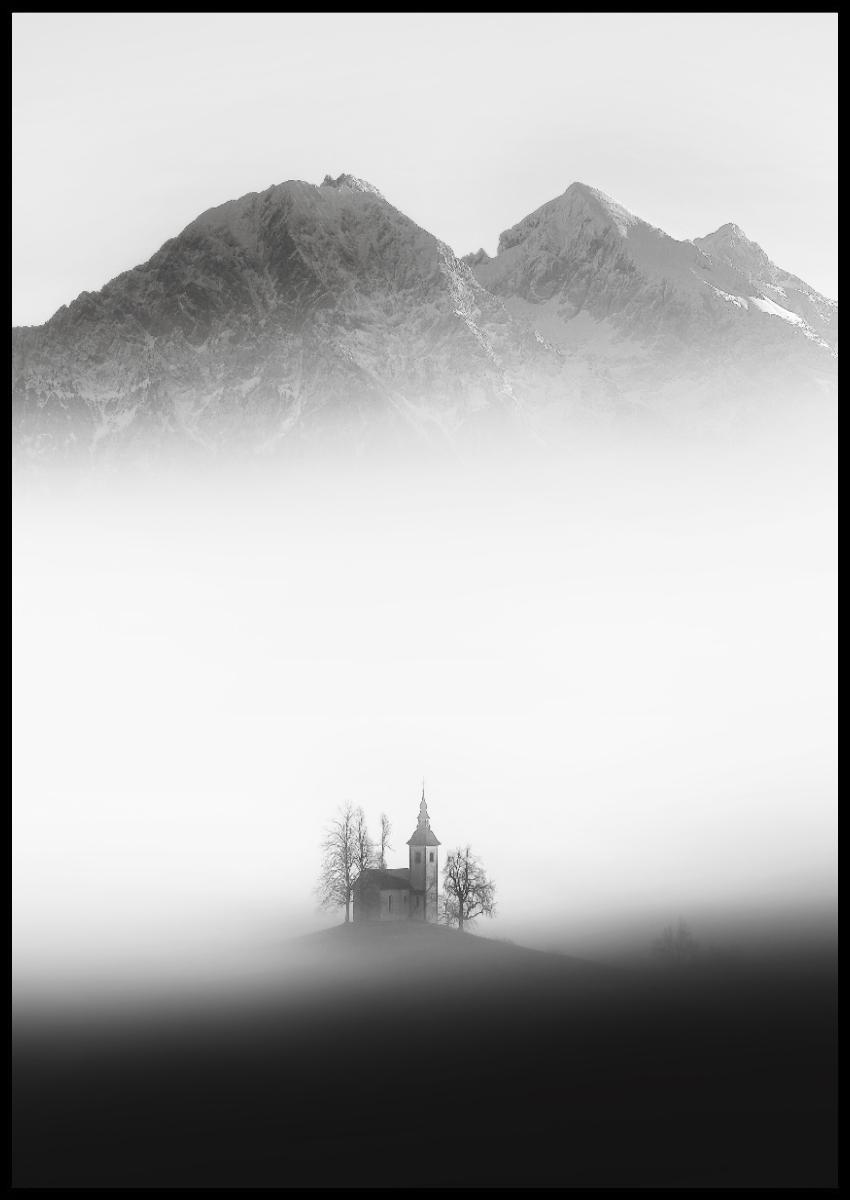 FOGGY MOUNTAIN POSTER 30x40cm