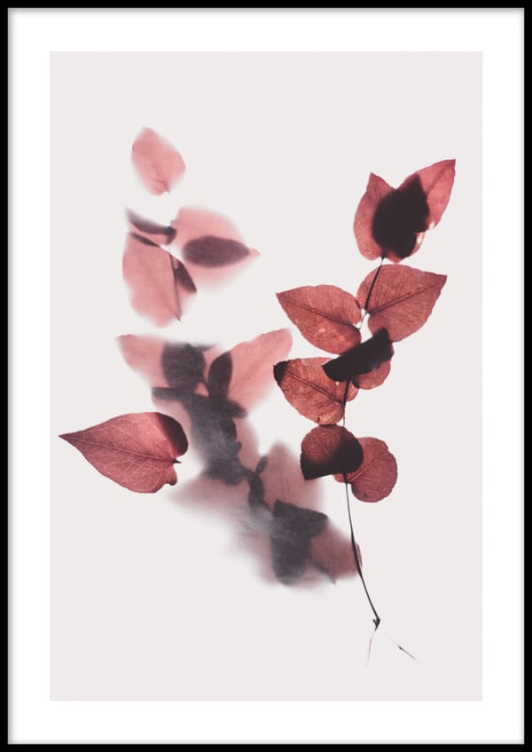 RED LEAVES POSTER