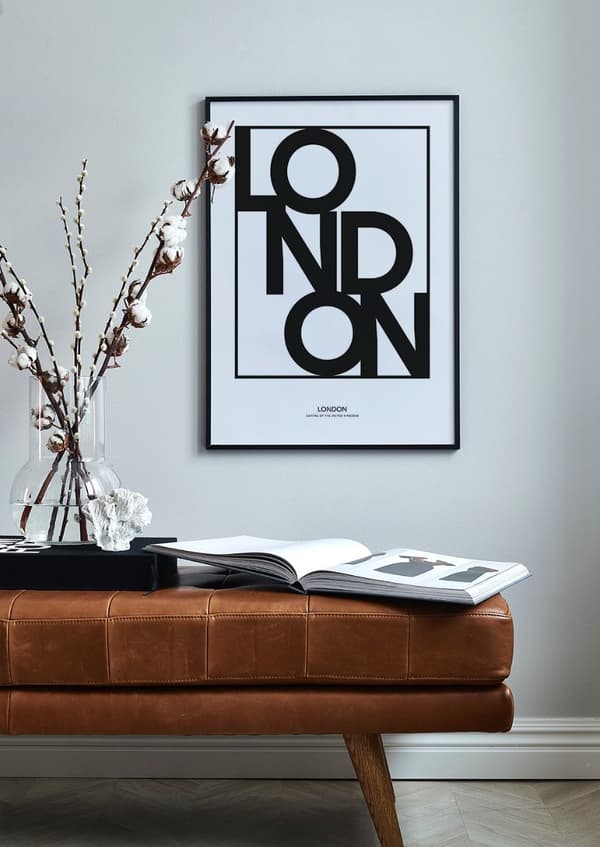 LONDON LETTER POSTER