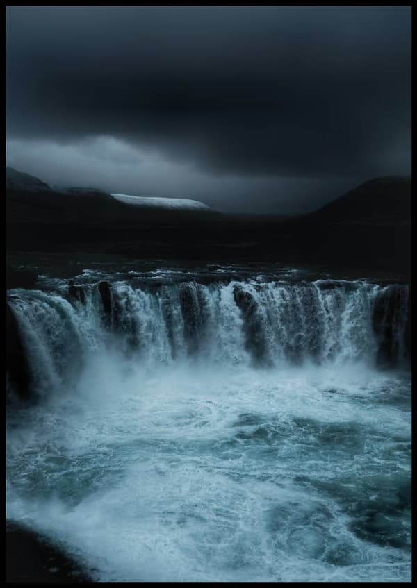 ICELAND RIVER II POSTER 21x30cm