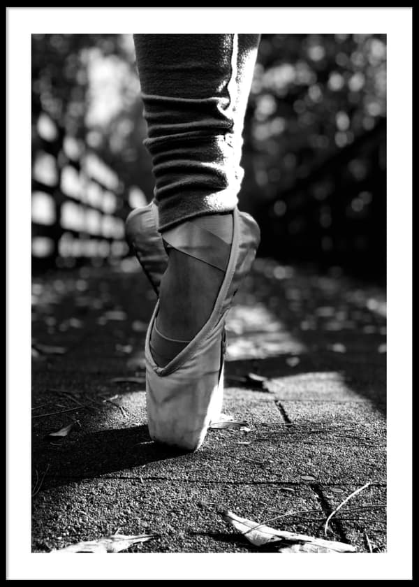 BALLET FEET POSTER 50x70cm