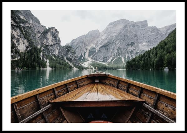 BOAT IN LAKE NO3 POSTER 30x40cm