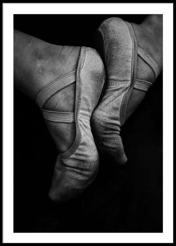 BALLET FEET POSTER 50x70cm