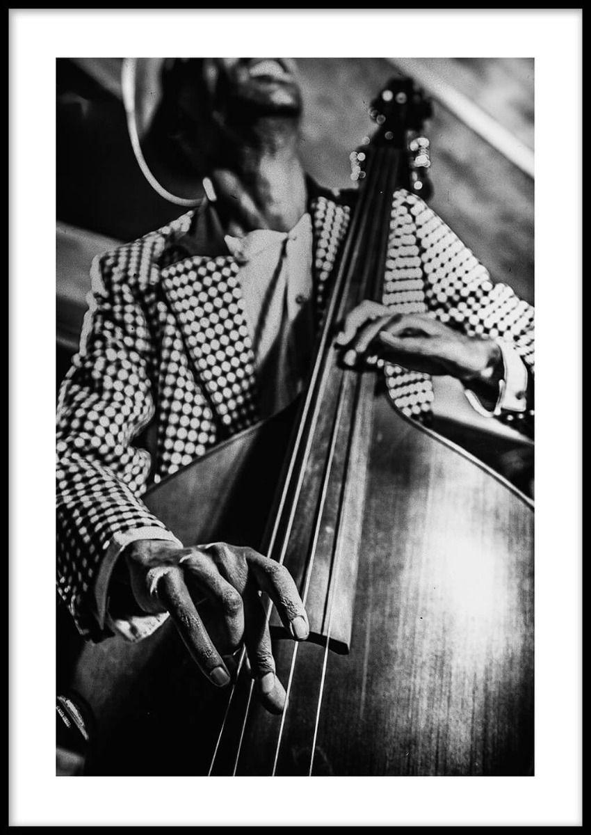 BASS PLAYER POSTER 21x30cm