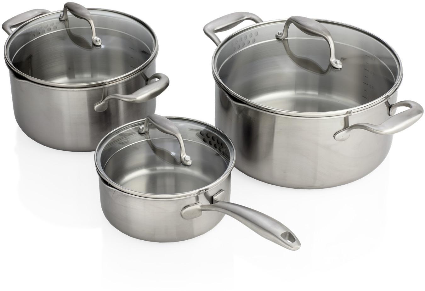 EGO Pot Set 1,5/3/5 Liter